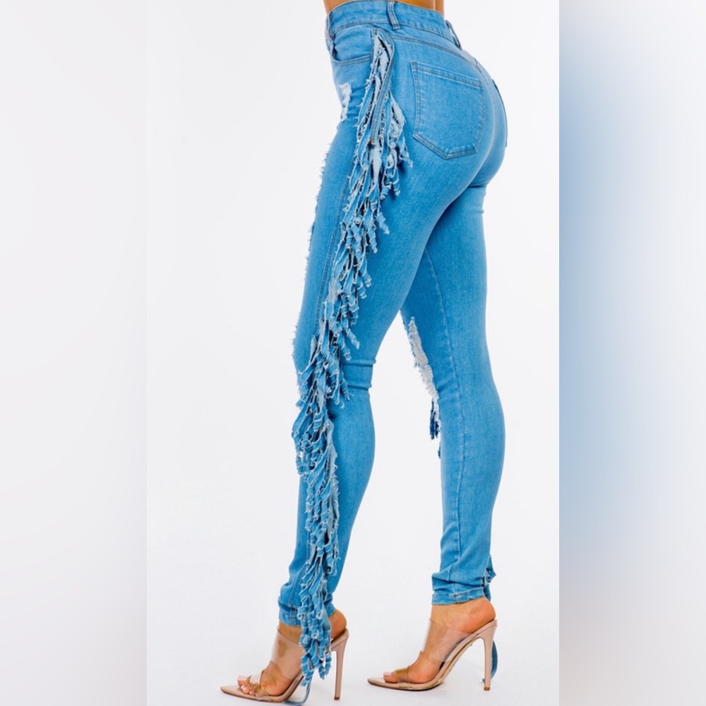 Let’s go girl’s fringe denim (35% off March Madness - Picture 5 of 6